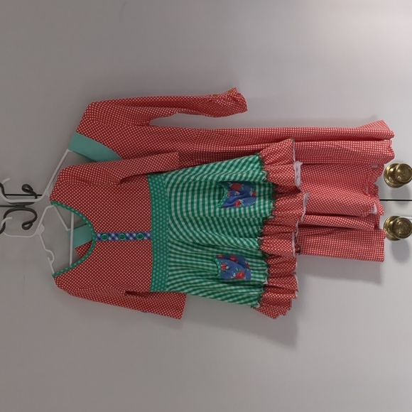 Serendipity by Shrimp and Grits kids matching dresses S4t-5t and XL9-10 - Picture 4 of 8